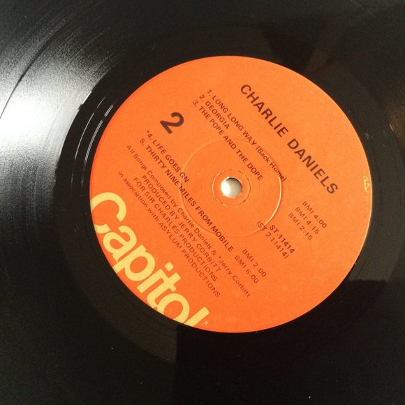 Charlie Daniels Self Titled LP reIssue - Picture 12 of 13